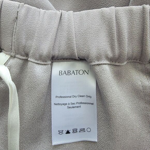 Aritzia Babaton womens Dexter Black Pull On Dress Pants size S elastic waist - Picture 9 of 9